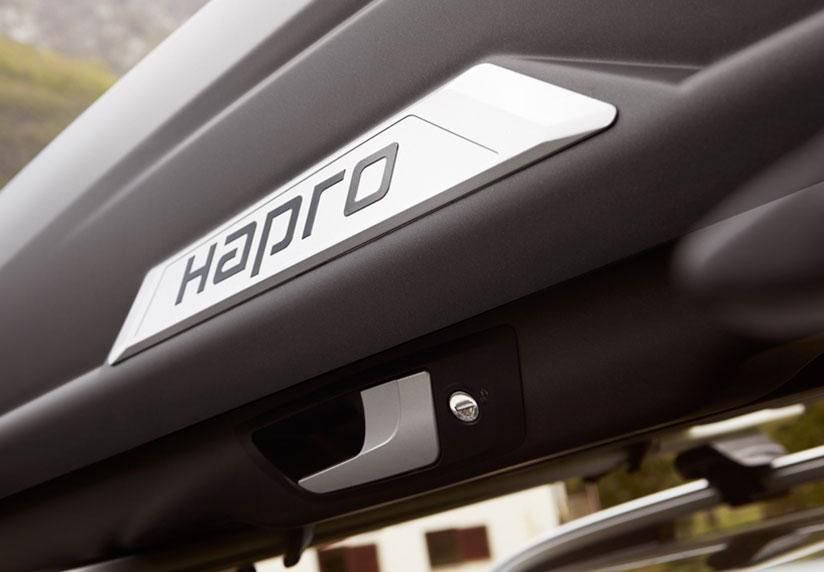 Náhled produktu - Střešní box Hapro Trivor 640 Anthracite