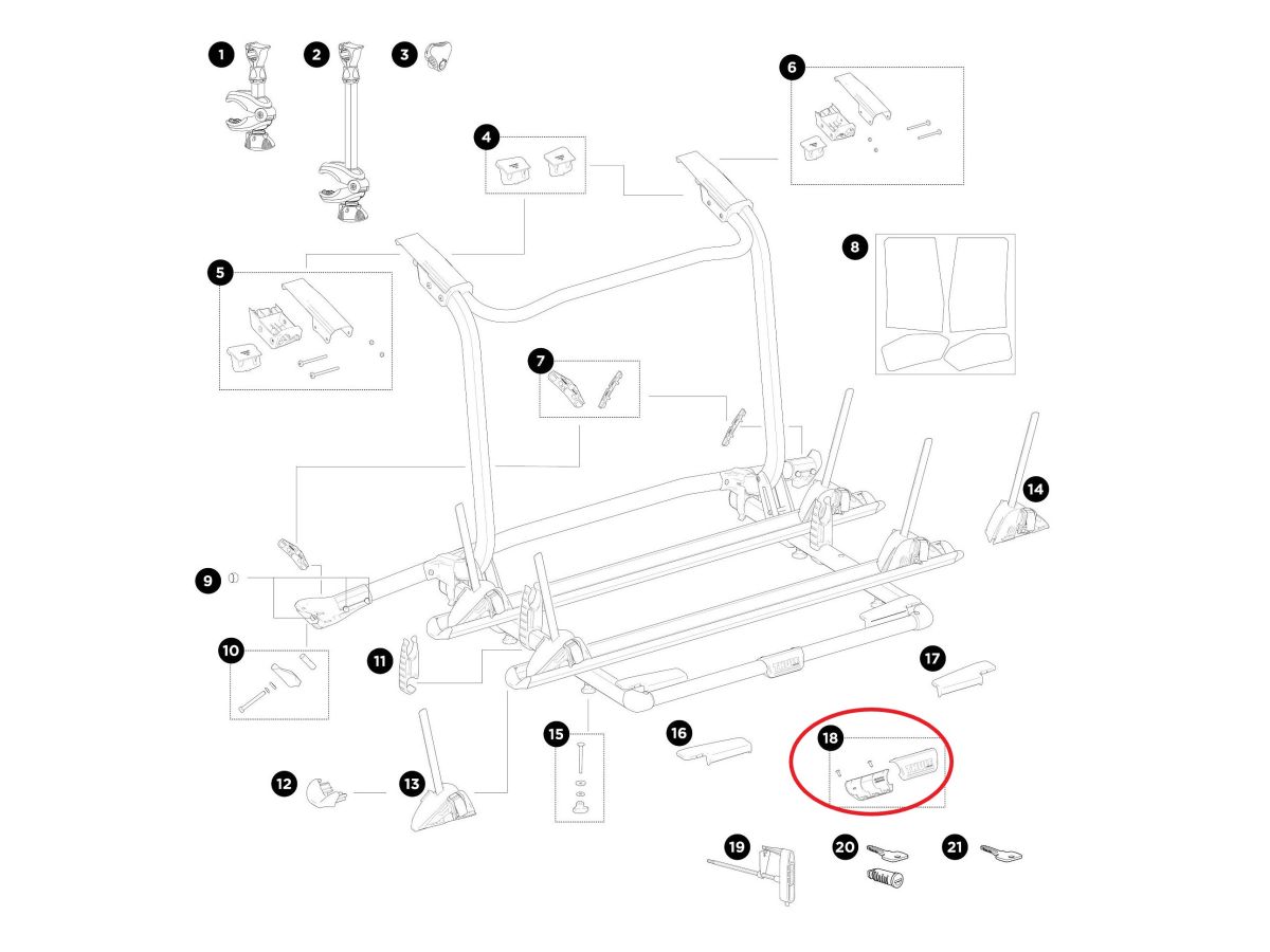 Náhled produktu - Thule Logotype 54304