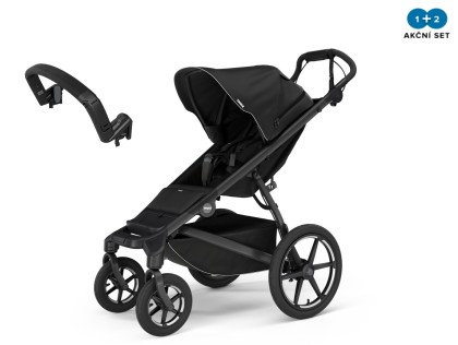 Thule Urban Glide 3 Black 4-Wheel + madlo + DOPRAVA ZDARMA
