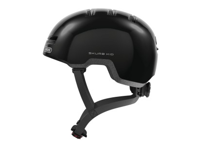 helma ABUS Skurb Kid shiny black - M
