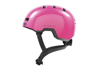 helma ABUS Skurb Kid shiny pink - M