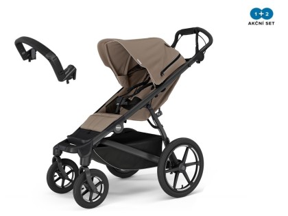 Thule Urban Glide 4 Wheel Tinted Taupe + madlo + DOPRAVA ZDARMA